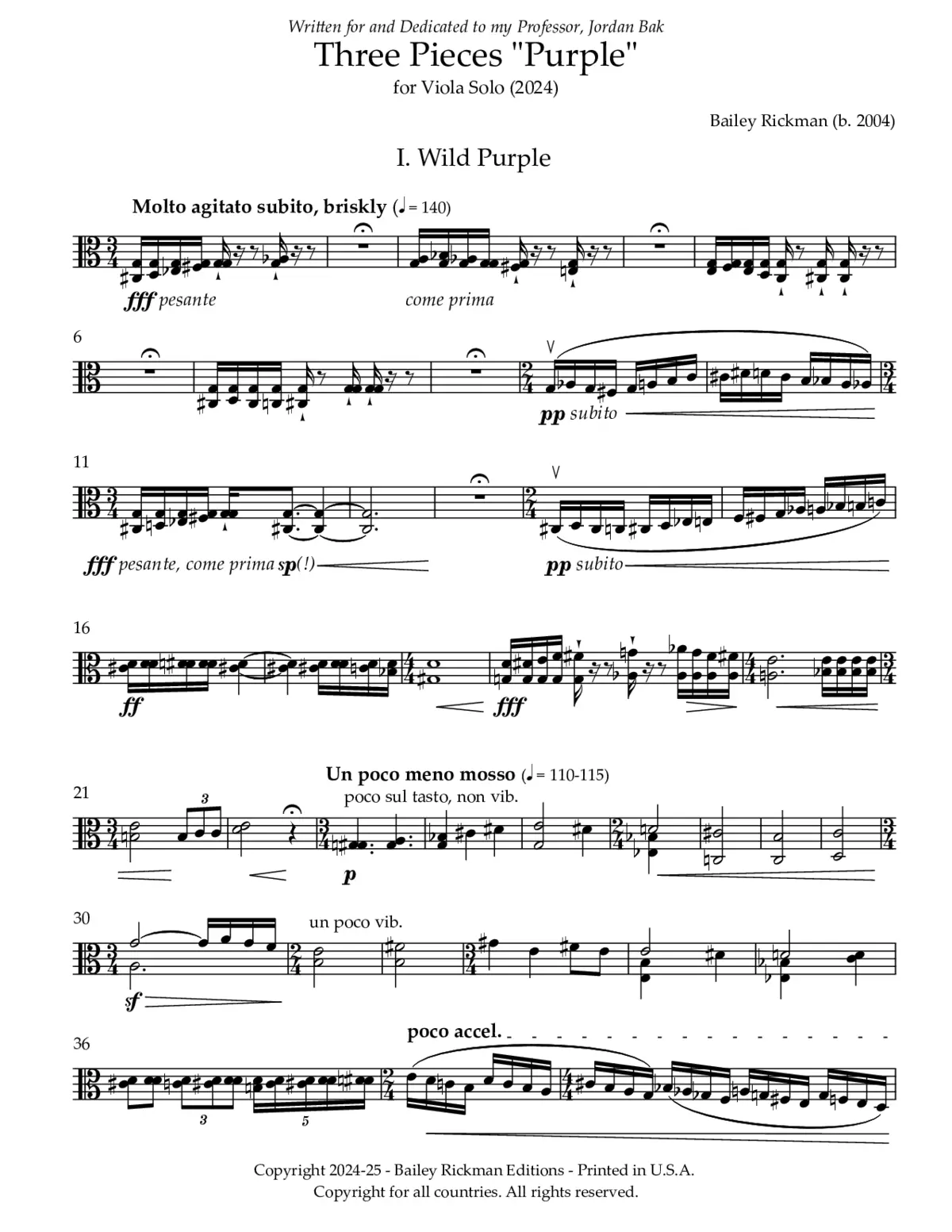 3 Pieces 'Purple' - Page 1