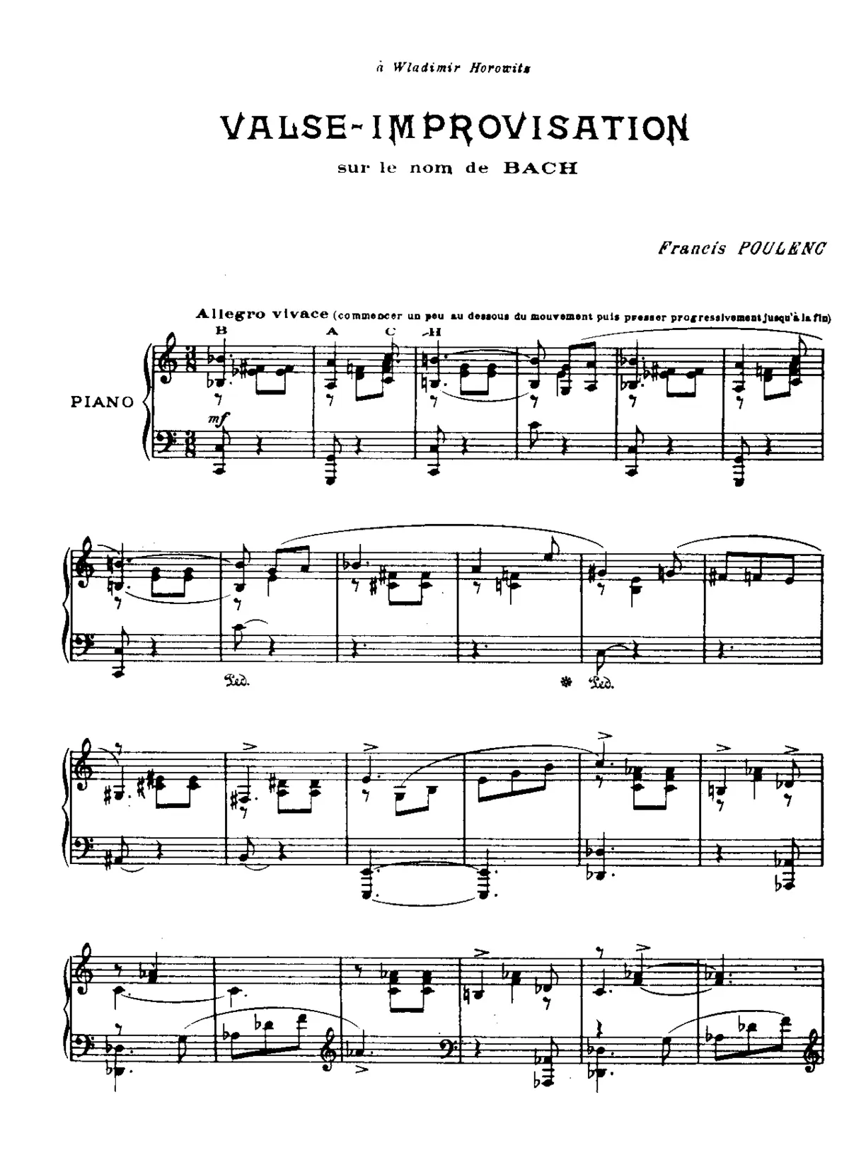 Valse-improvisation sur le nom de BACH - Page 1