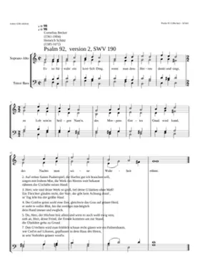 Es ist fürwahr ein köstlich Ding SWV 191