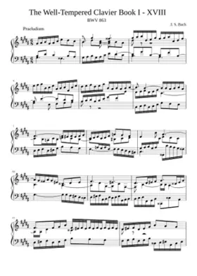 Prelude and Fugue in G-sharp minor BWV 863