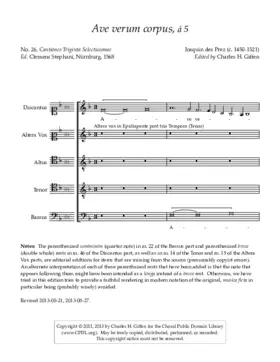 Ave verum corpus, a 5