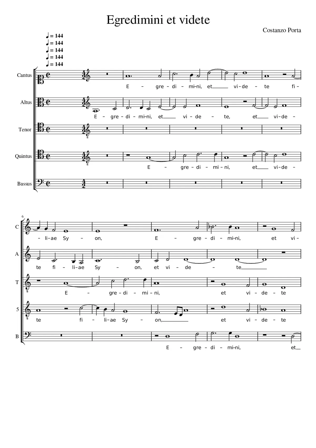 Egredimini et videte - Page 1