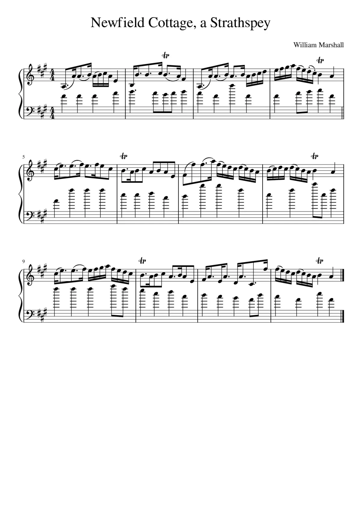 Newfield Cottage a Strathspey - Page 1