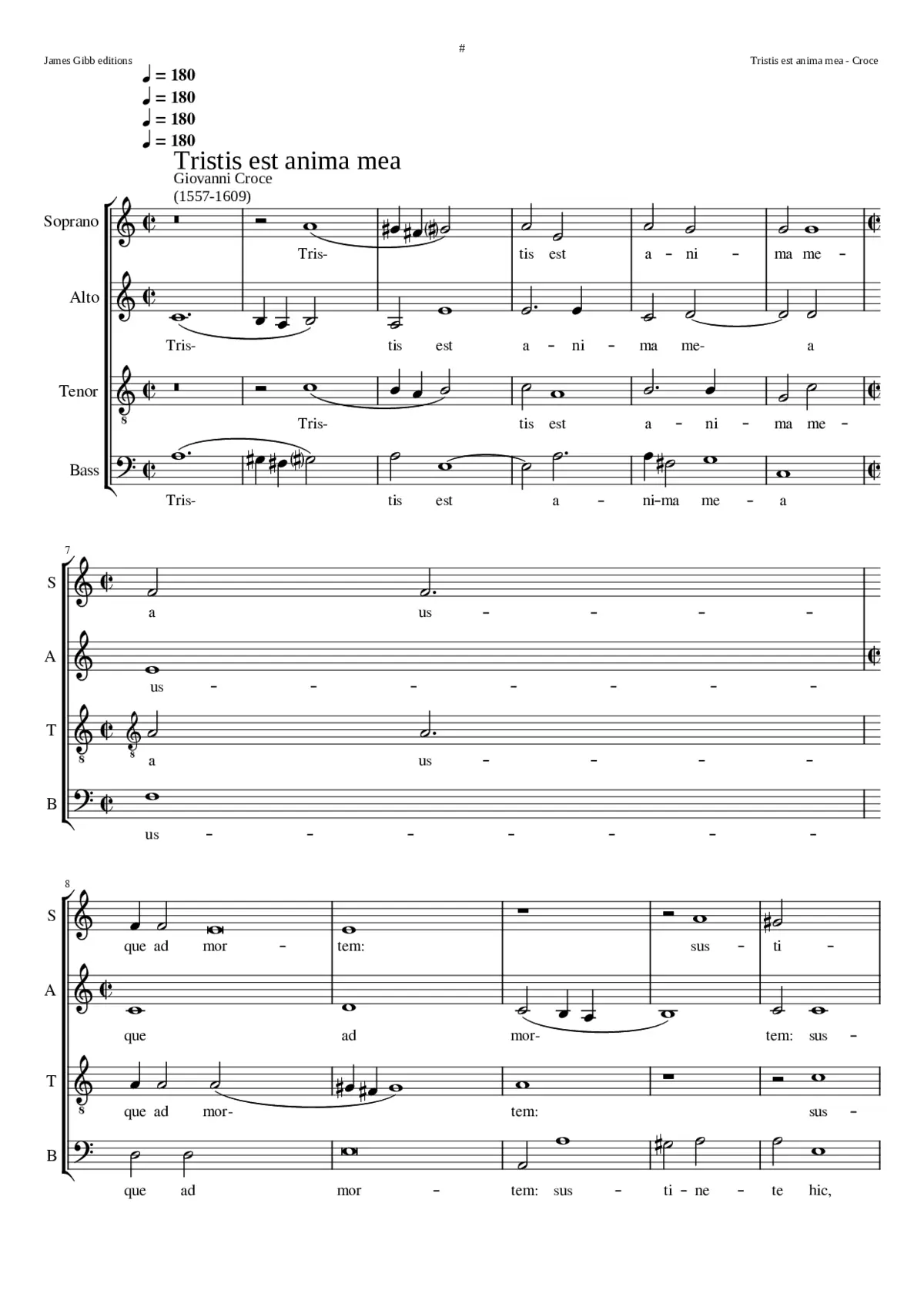 Tristis est anima mea - Page 1