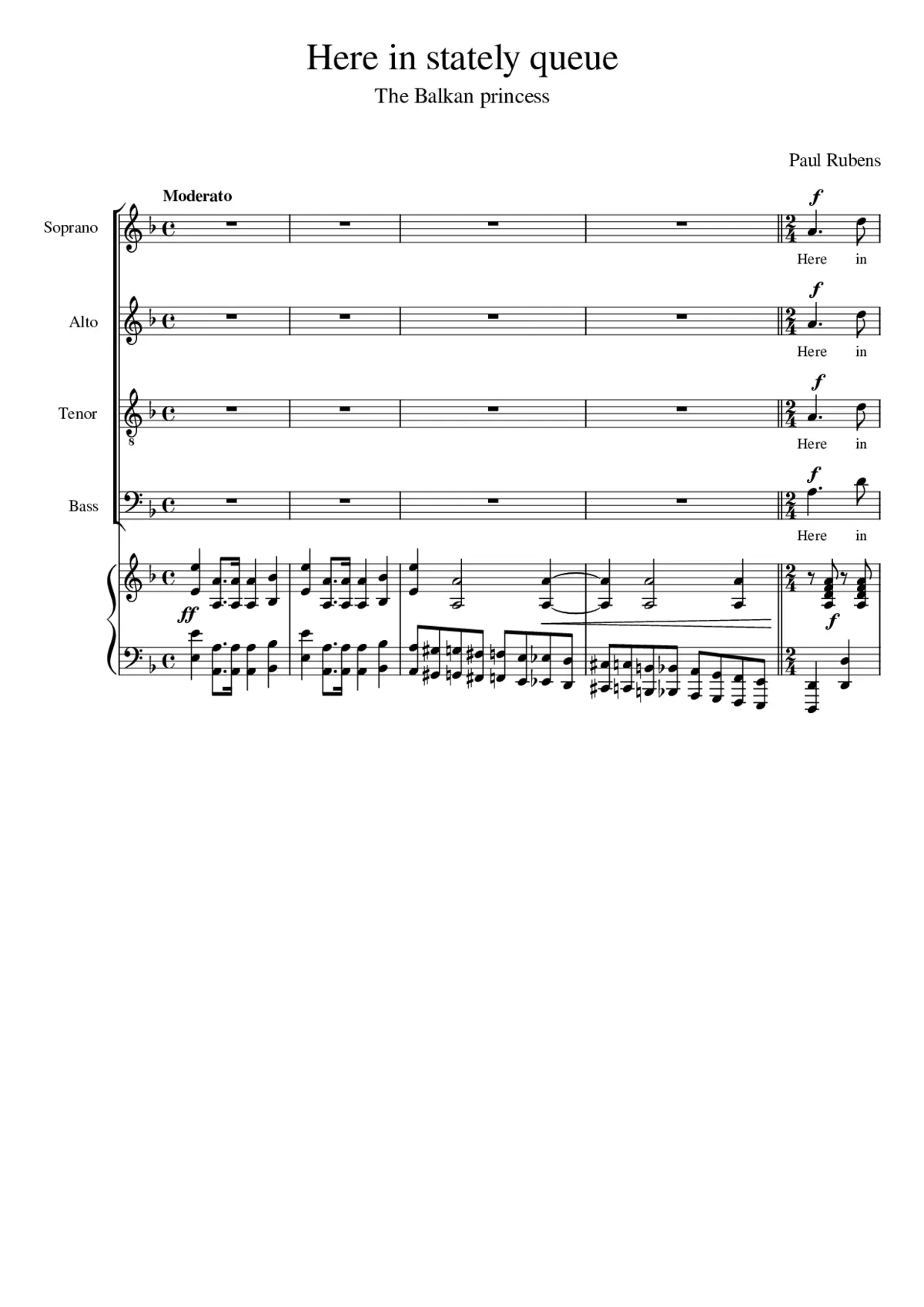 The Balkan princess - Page 1