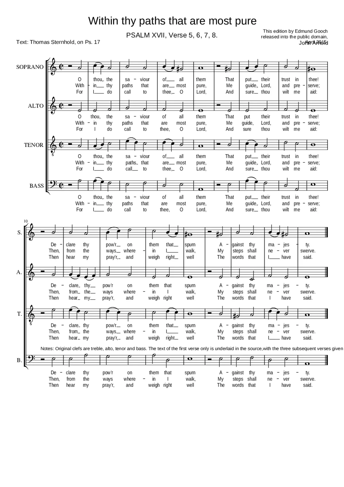 Within thy paths that are most pure - Page 1