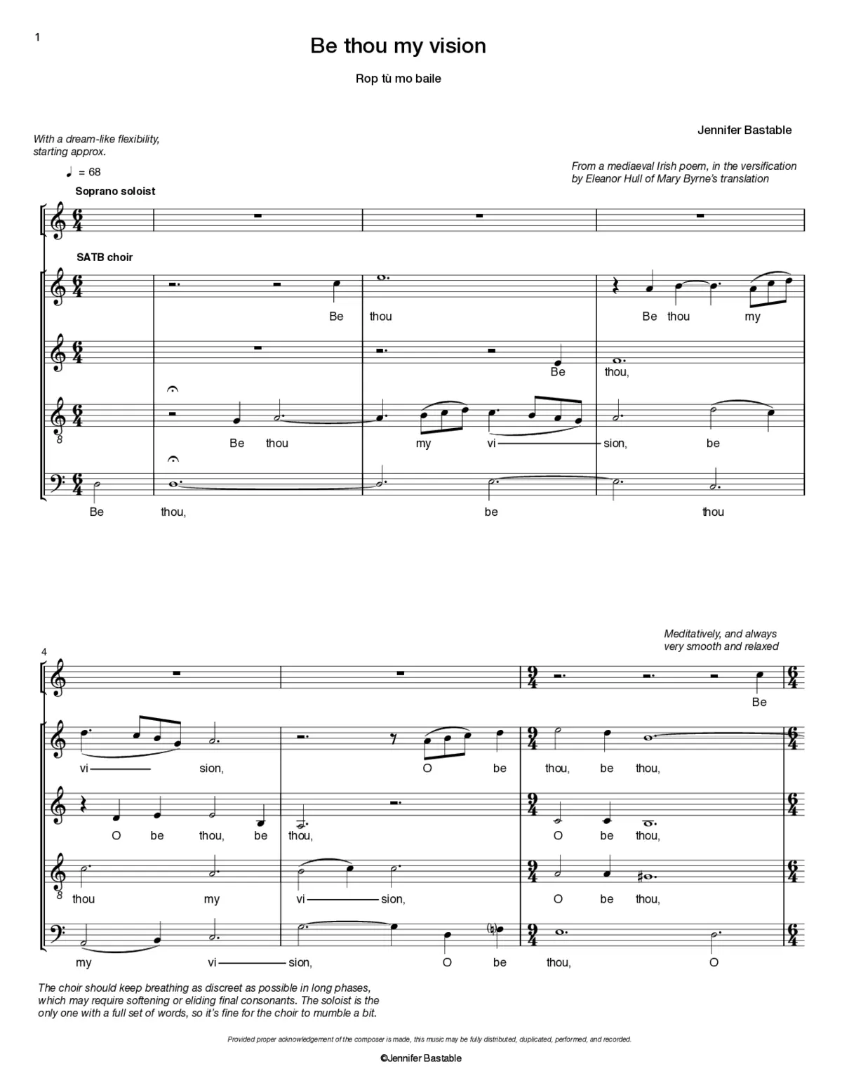Be thou my vision - Page 1