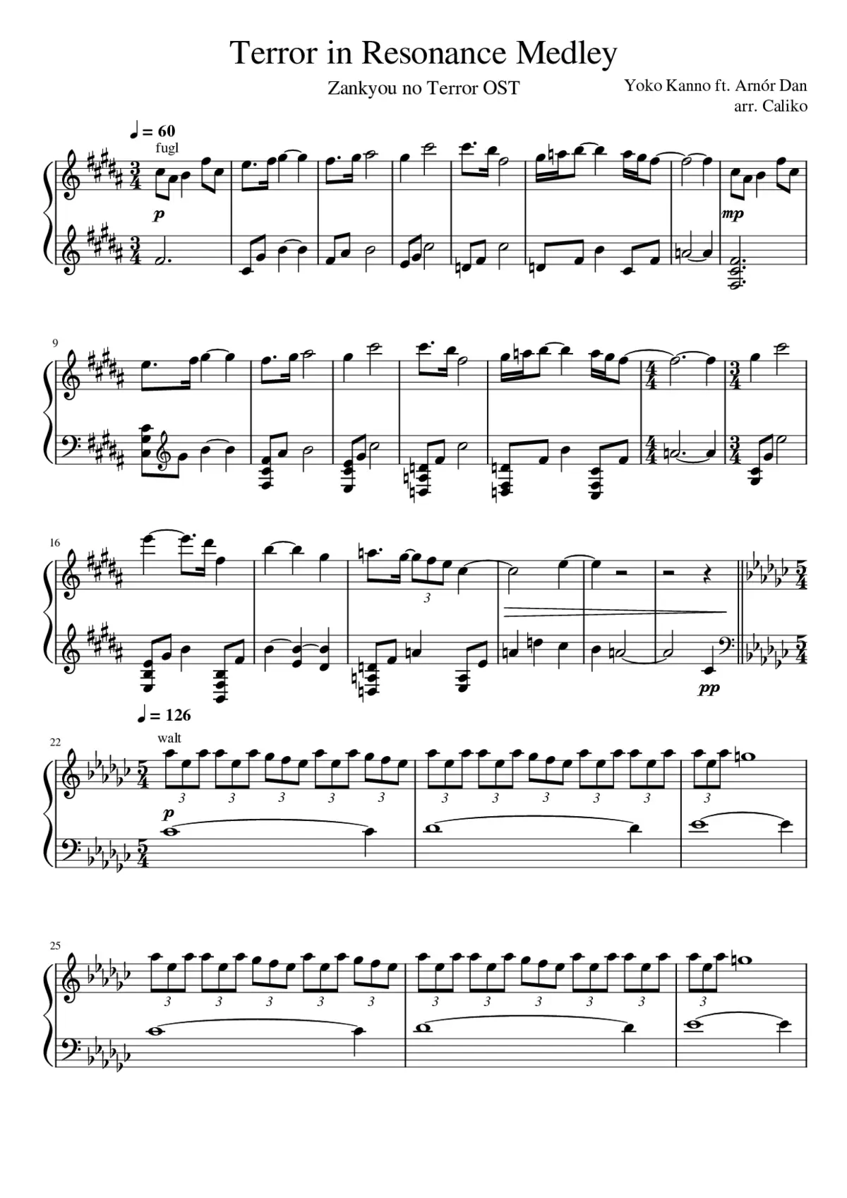 Zankyou no Terror OST - Page 1