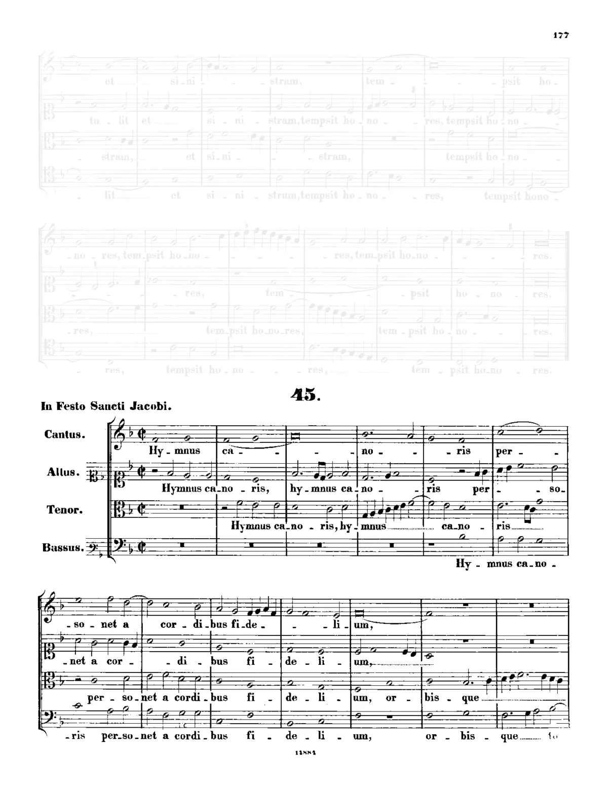 Hymnus canoris personet - Page 1