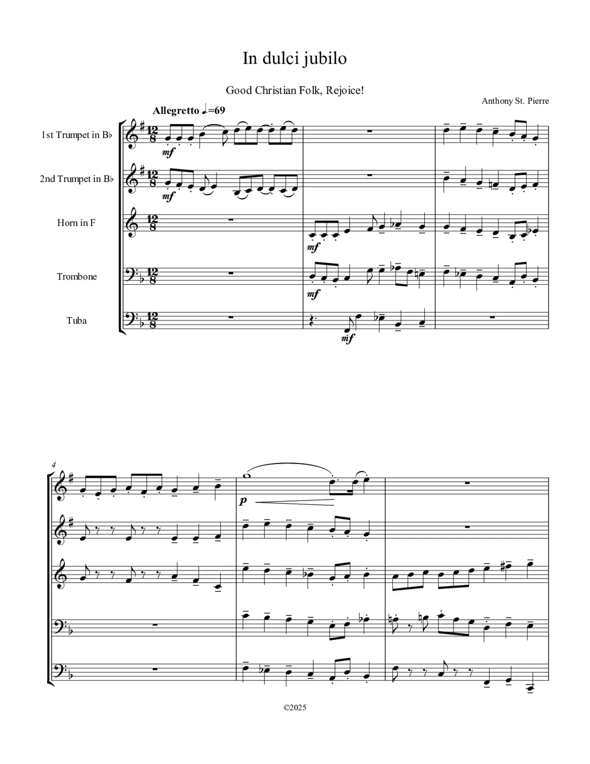 3 German Christmas Carols - Page 1