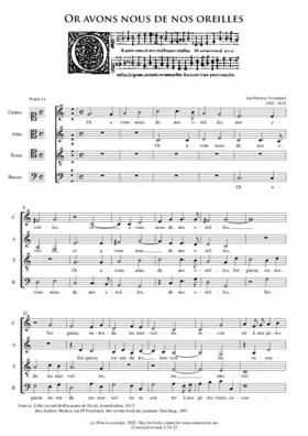 Pseaume 44 - Or avons nous de nos oreilles