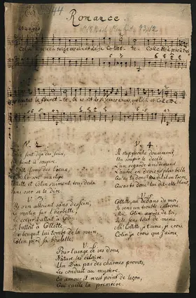 12 Variations on 'Colin a peine à seize ans'