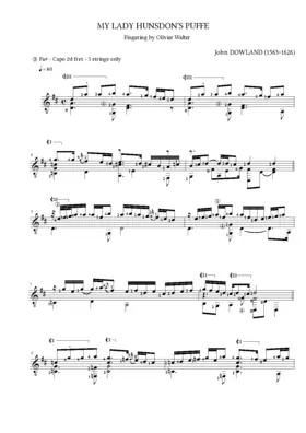 My Lady Hunsdon's Puff