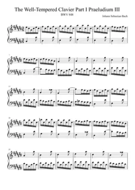 Prelude and Fugue in C-sharp major BWV 848