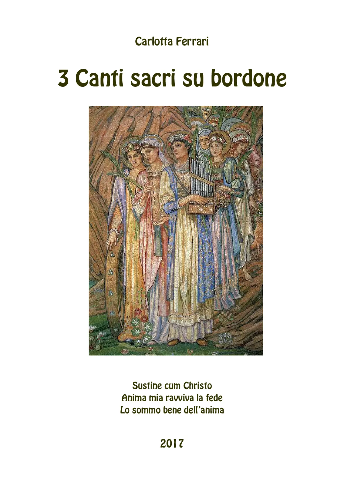 3 Canti sacri su bordone - Page 1