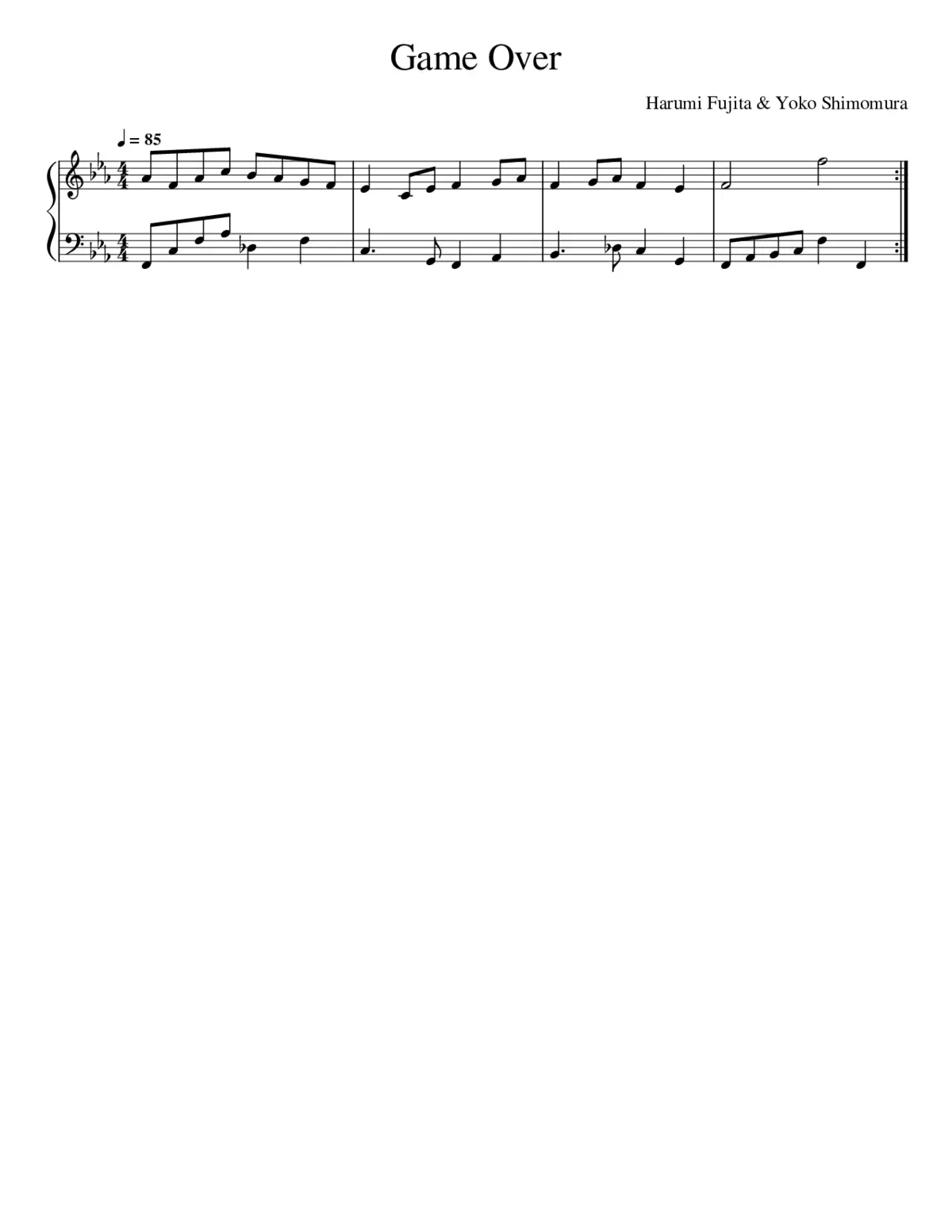 Gargoyle's Quest - Game Over - Page 1