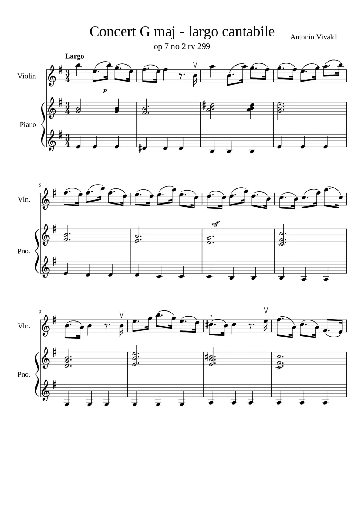 Le quattro stagioni - Page 1