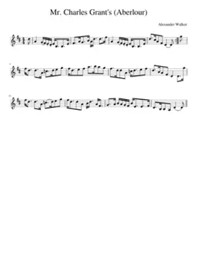 Mr. Charles Grant's (Aberlour)