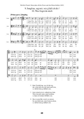 Jungfrau, sag mir, wie g'fall ich dir / Was fragst du mich