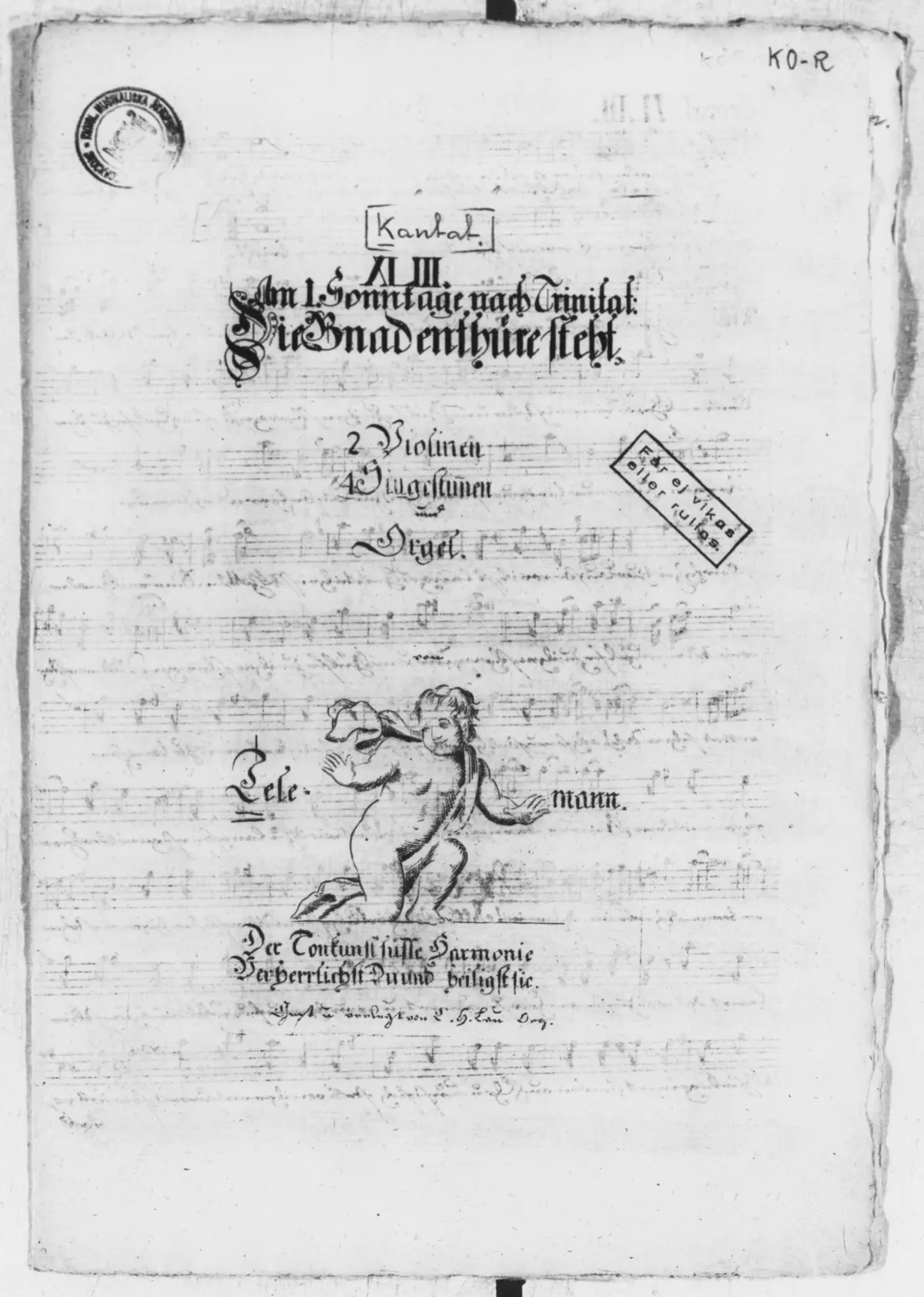 Die Gnadenthüre steht dir offen - Page 1