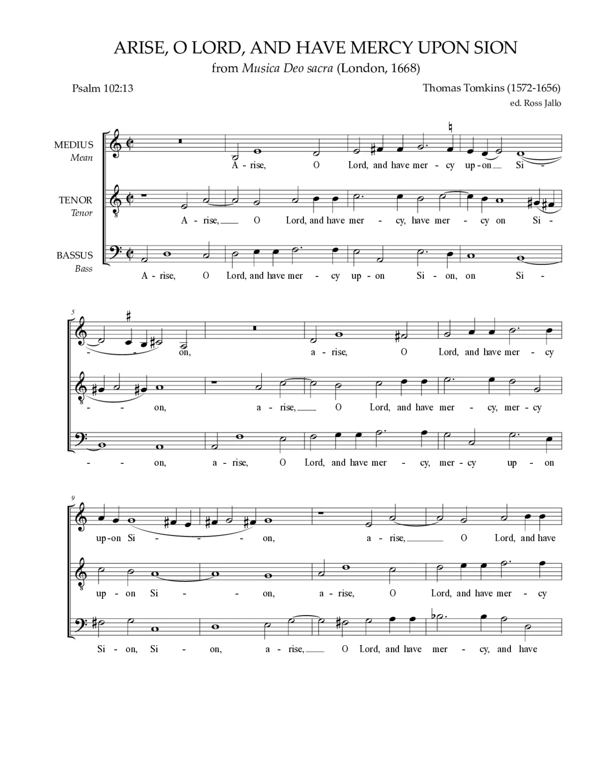 Arise, O Lord, and have mercy - Page 1