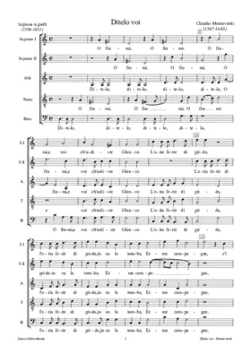 Ditelo, o fiumi e voi ch'udiste