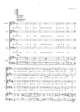 Benedictus in A
