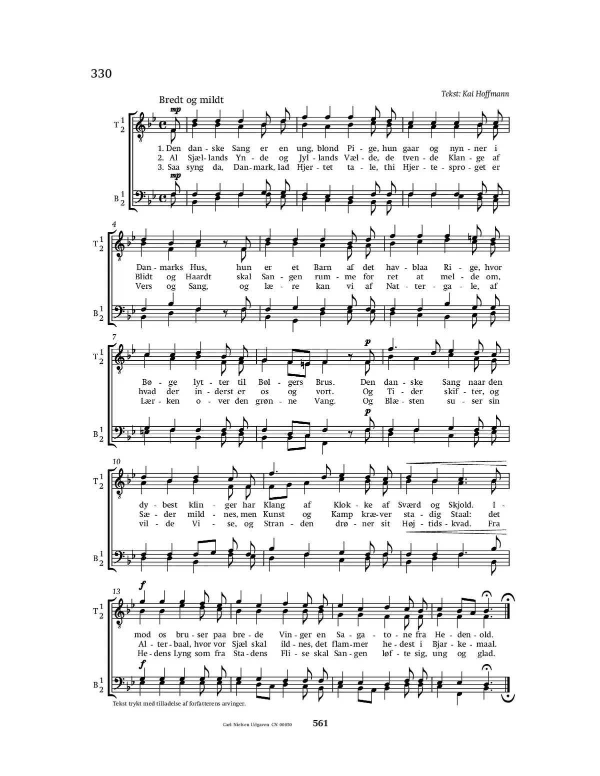 10 Little Danish Songs - Page 1