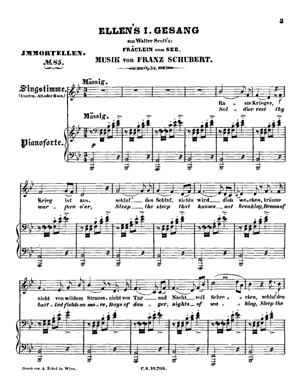 Ellens Gesang - Page 1