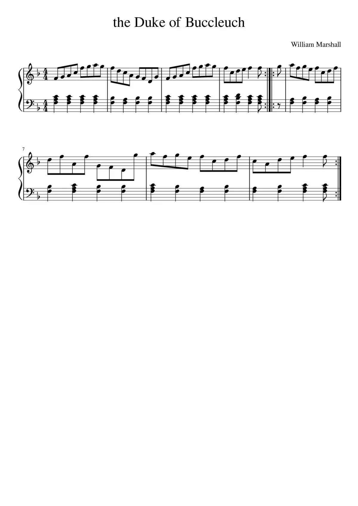 the Duke of Buccleuch - Page 1