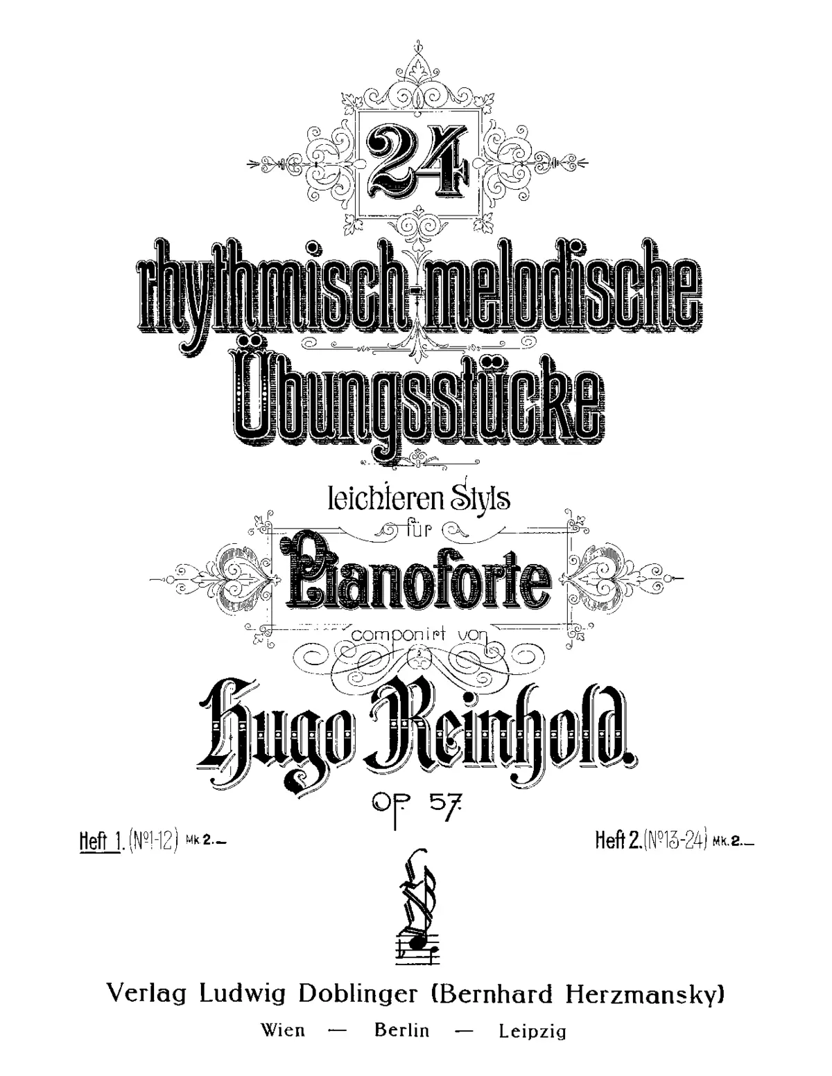 24 rhythmisch-melodische Übungsstücke - Page 1