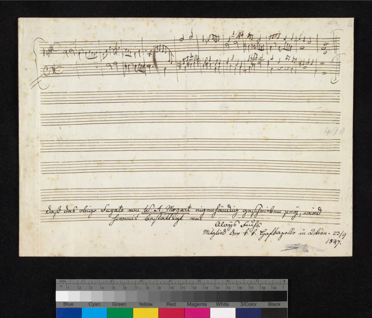 Fugue in G major, K.Anh.A 61 - Page 1