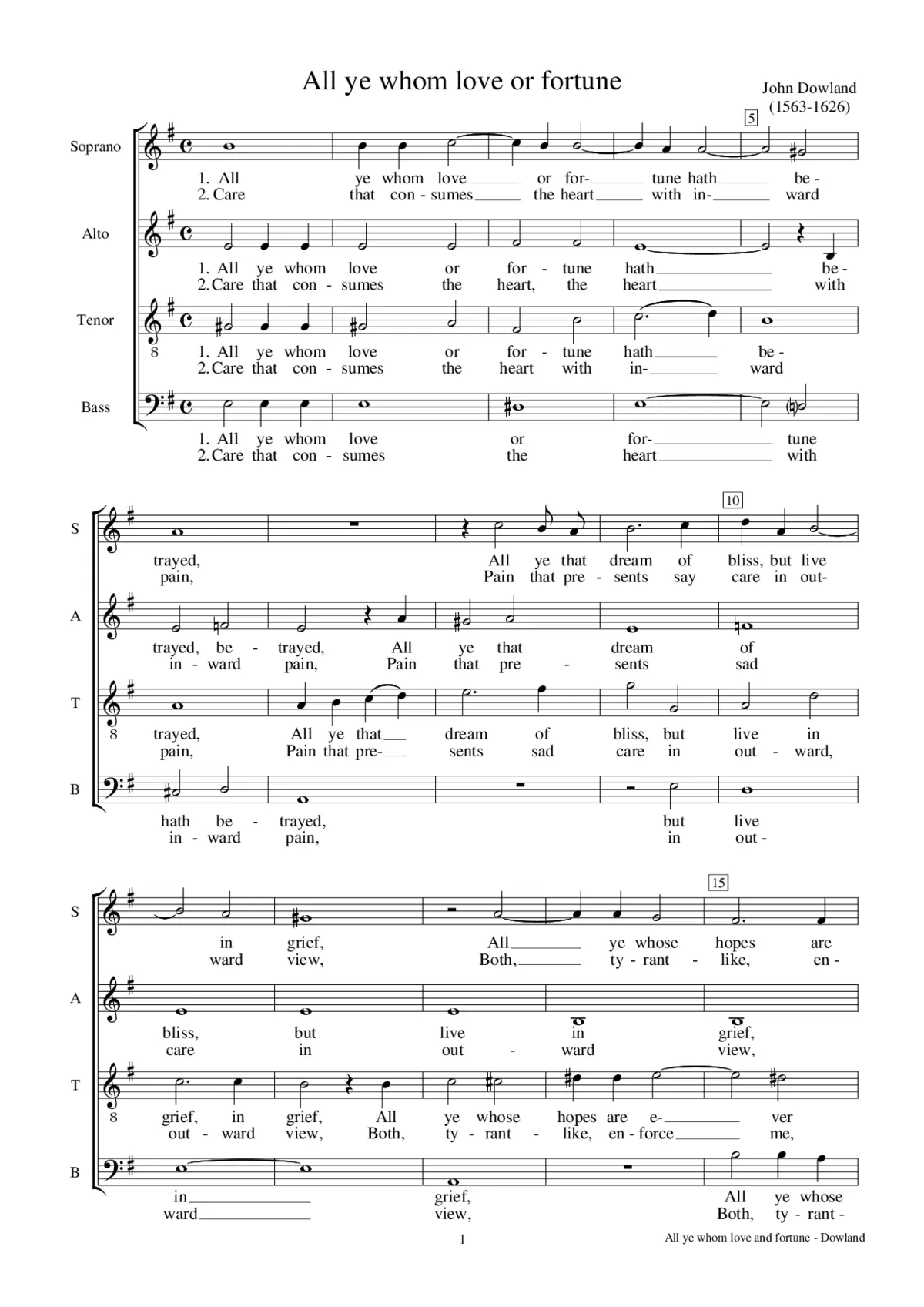 All ye, whom love or fortune hath betrayed - Page 1