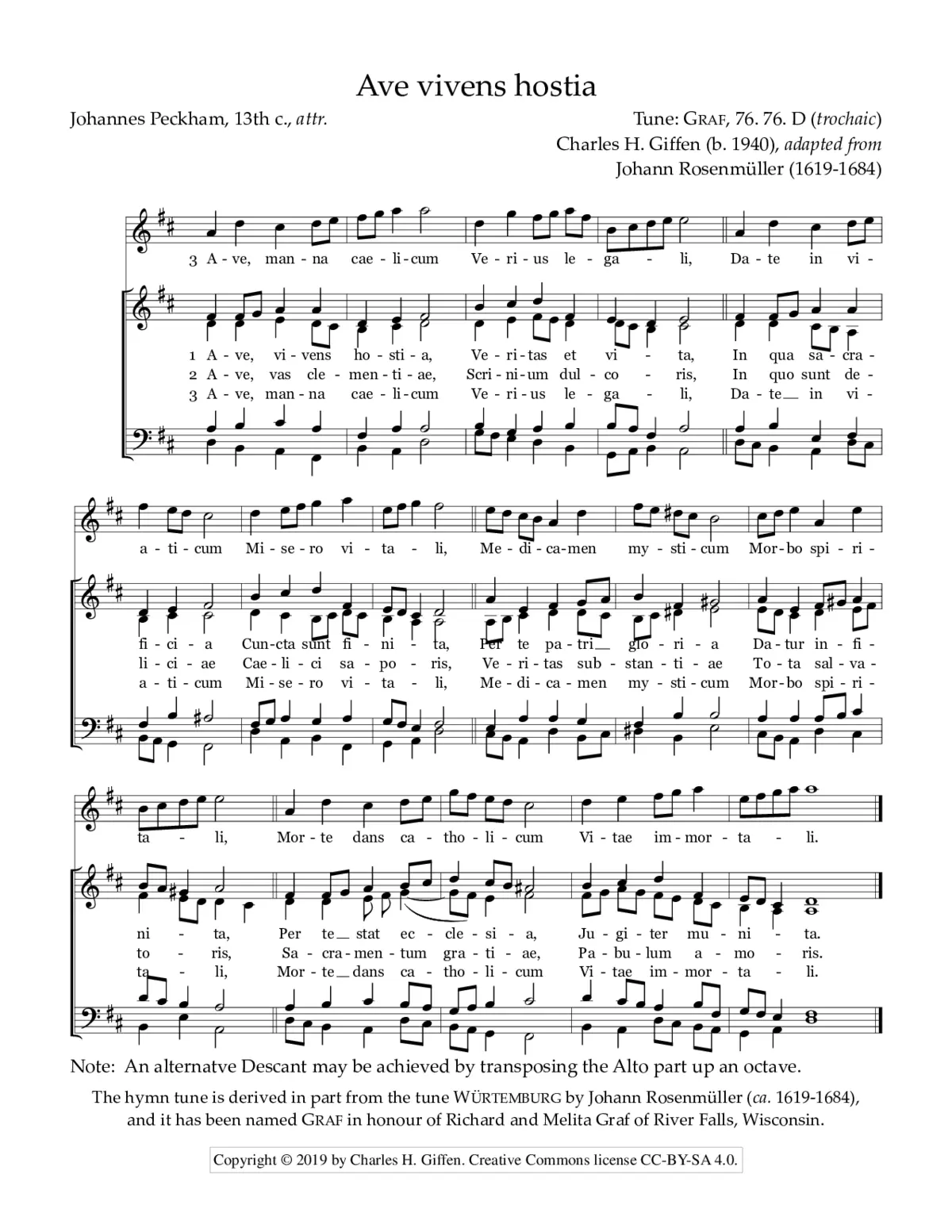 Ave vivens hostia - Page 1