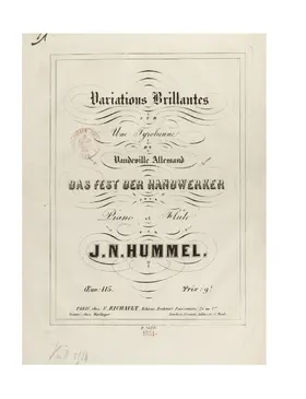 Grand Variations in B-flat major