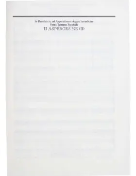 Asperges me (II)