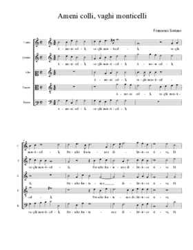 Ameni colli, vaghi monticelli