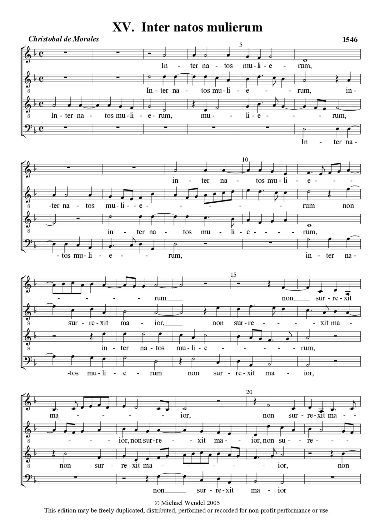 Inter natos mulierum - Page 1