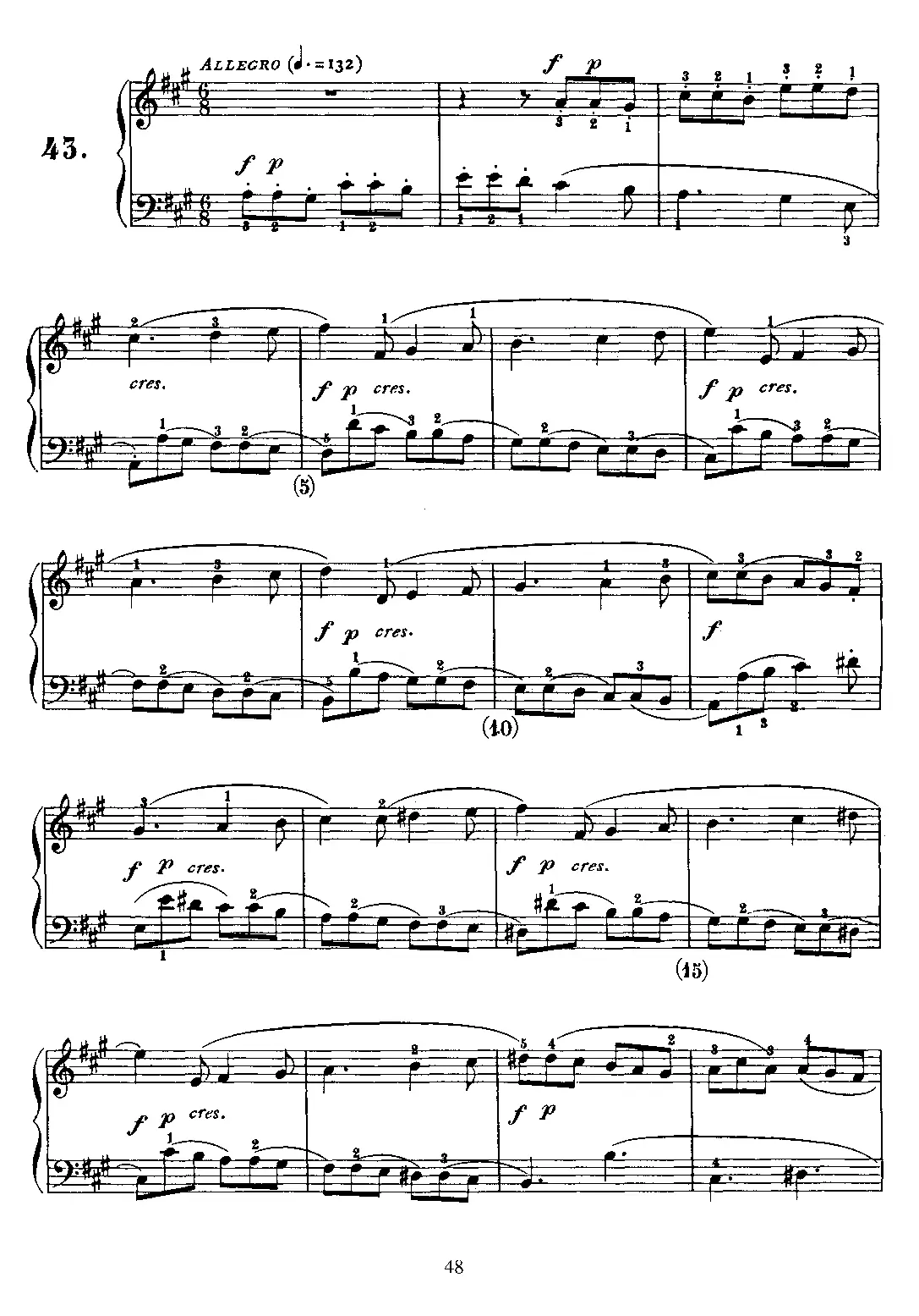 Keyboard Sonata in A major - Page 1