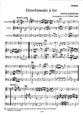 Divertimento in E-flat major