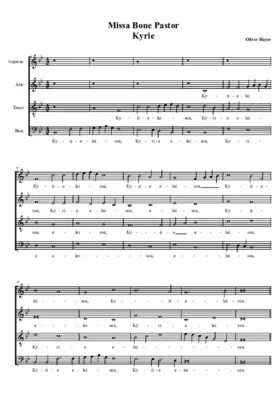 Baa Baa Black Sheep Kyrie