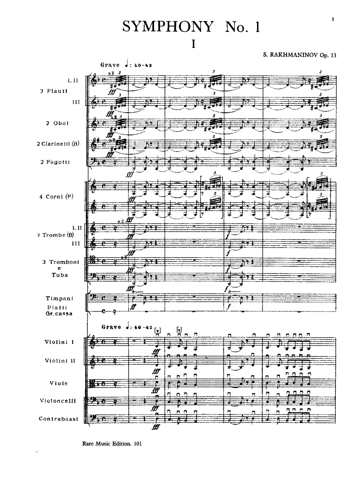 Symphony No.1 - Page 1