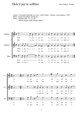 Dolc' è per te soffrire