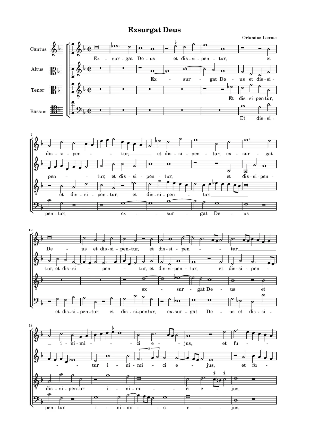 Exsurgat Deus a 4 - Page 1