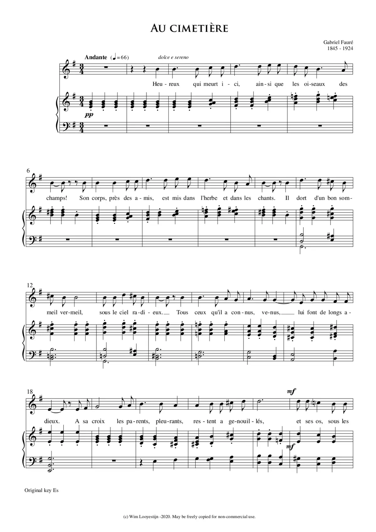 Au cimetière - Page 1
