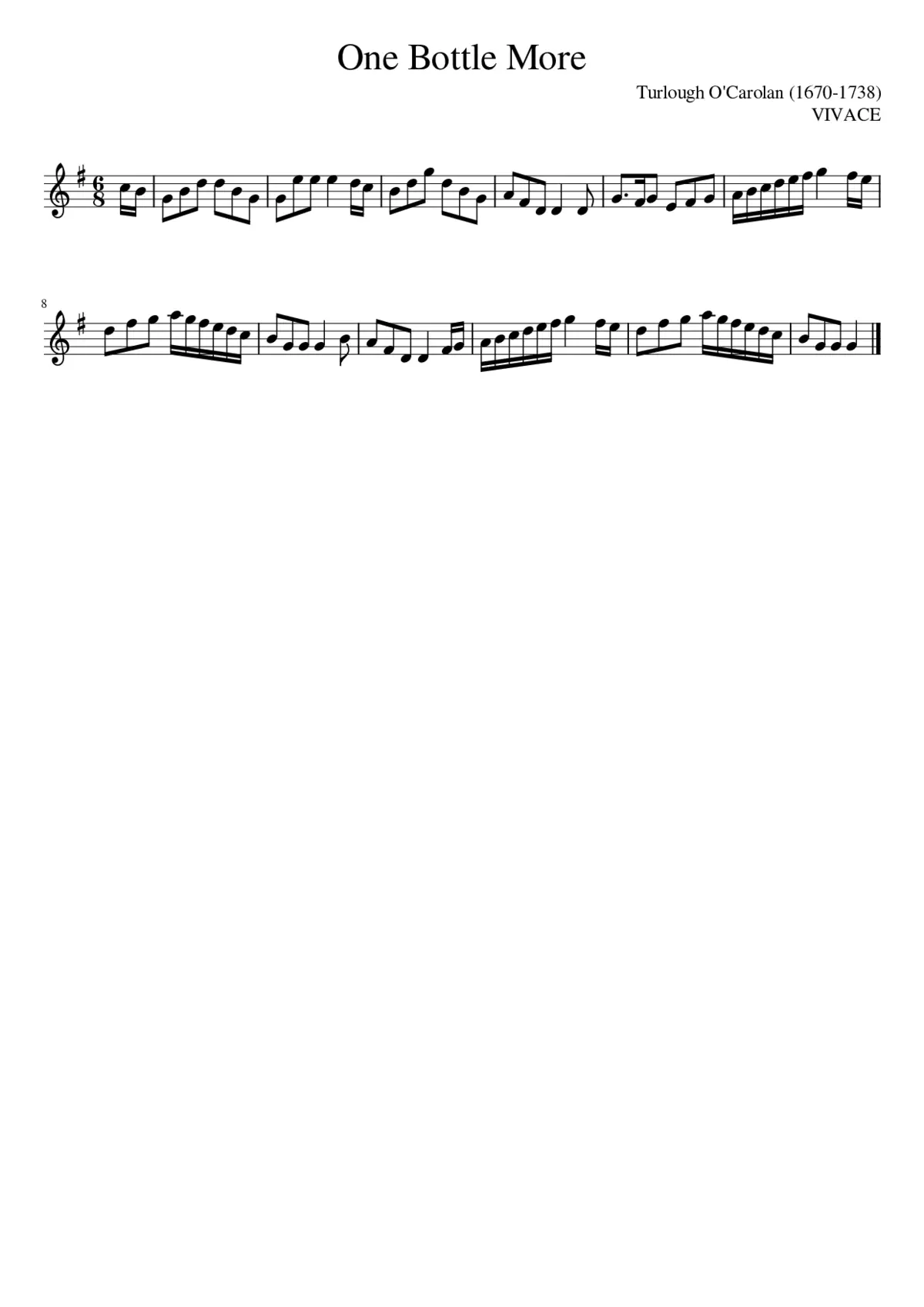 One Bottle More - Page 1