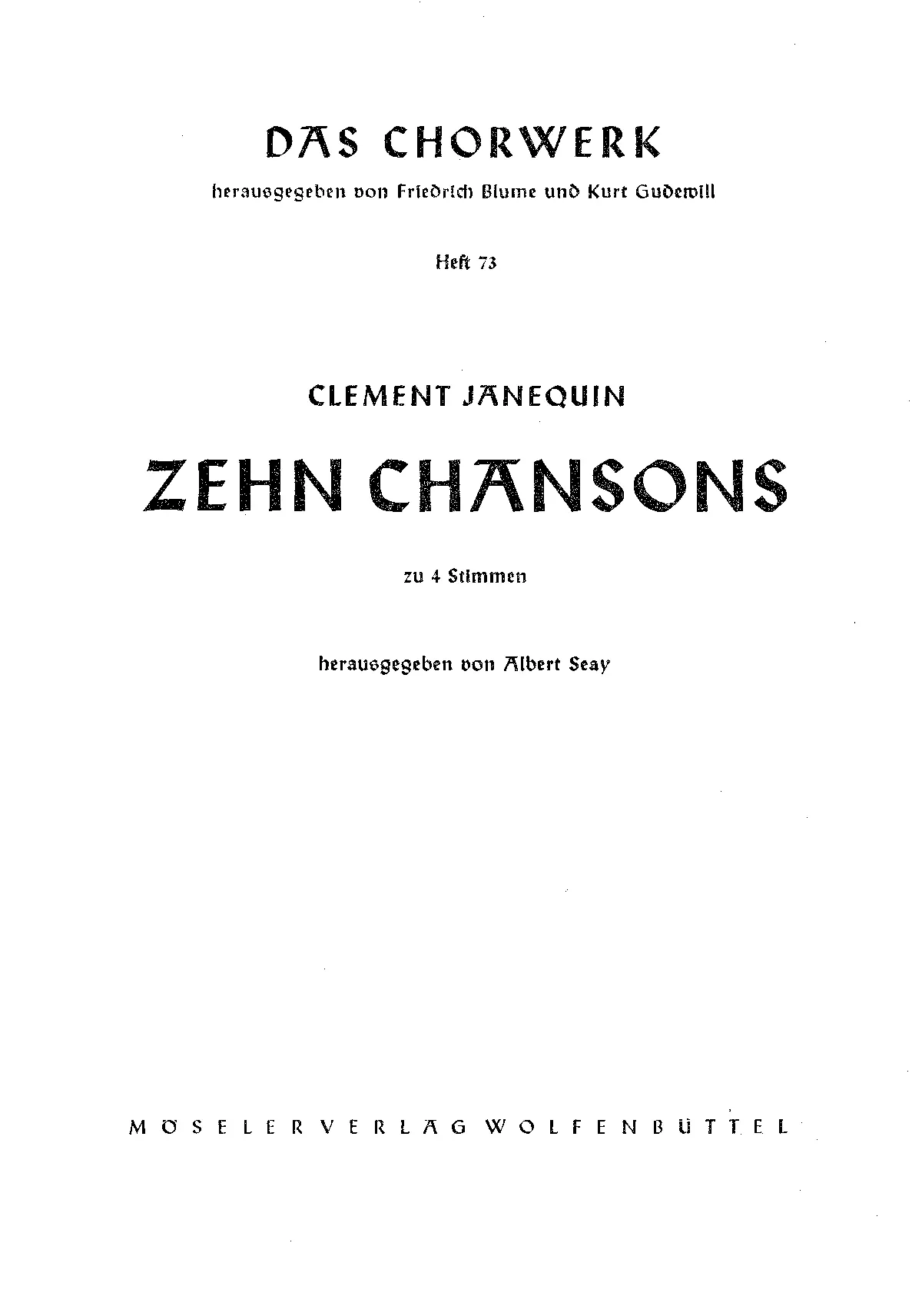 10 Chansons - Page 1