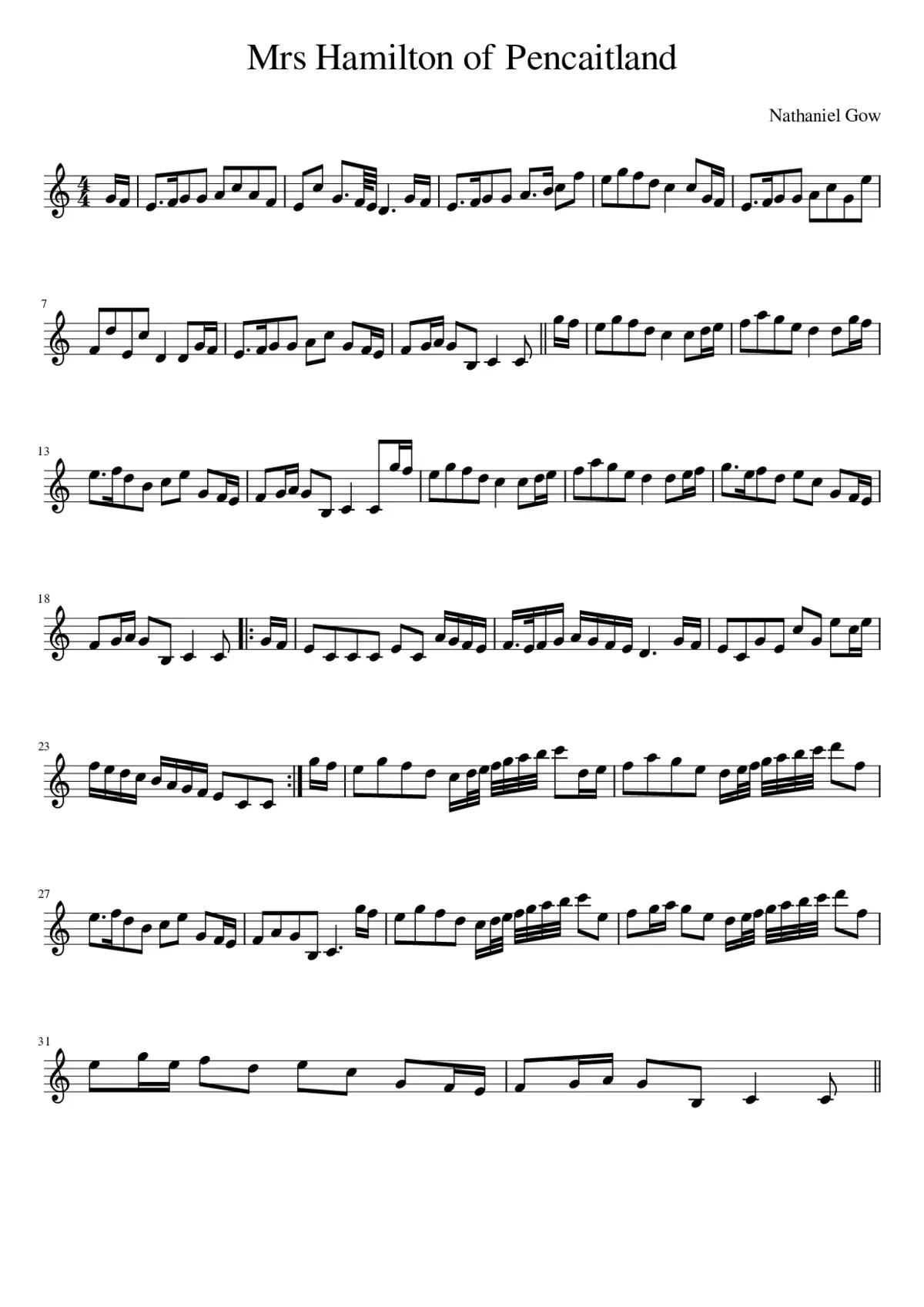 Mrs Hamilton of Pencaitland - Page 1