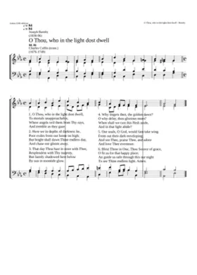 O Thou who in the light dost dwell