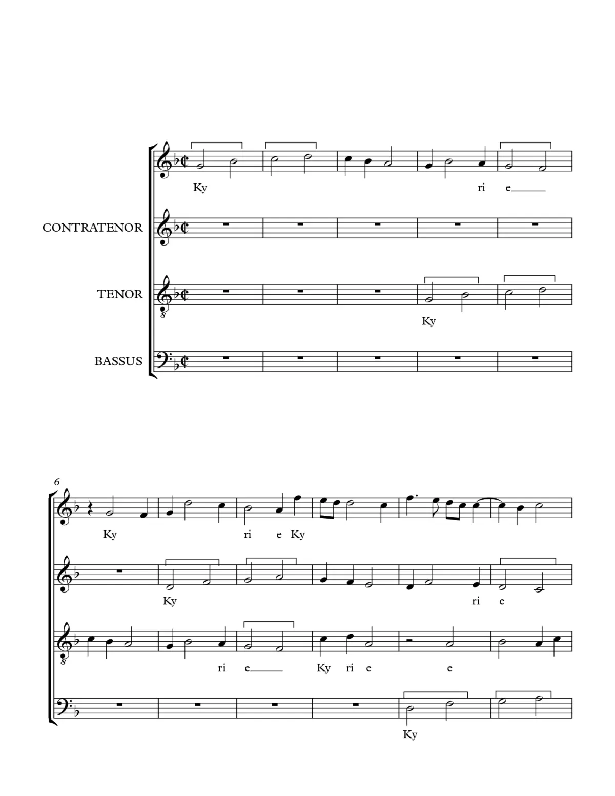 Missa de Beata Virgine - Page 1